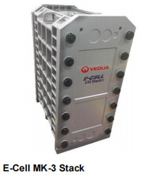 Veolia E-Cell MK-3 EDI Stack with Up to 96% Recovery